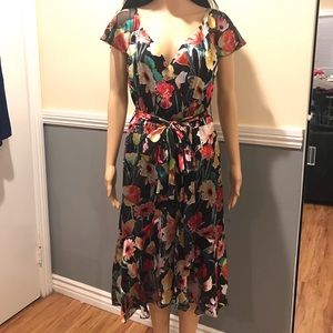 Elie Tahani Floral Dress